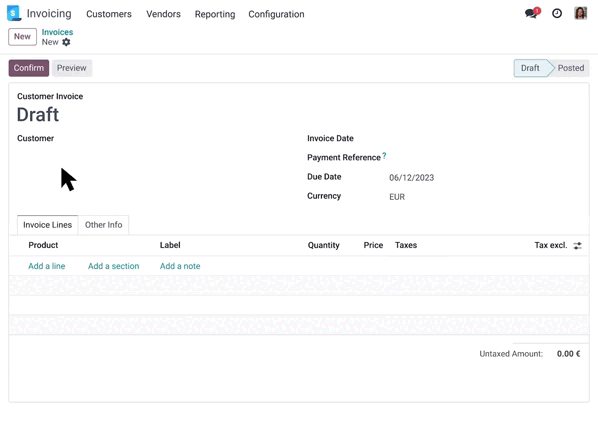 Facturation Odoo